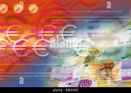 Euro-Währung Stockfoto