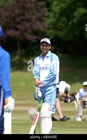 SAMSUNG SUPER-FÄHIGKEITEN CRICKET SHENLEY CRICKET ZENTRUM 210505 Stockfoto