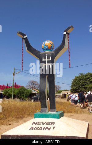 Albreda, "Nie wieder" Sklaverei Statue Stockfoto