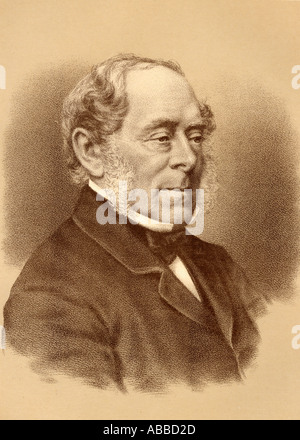 George William Frederick Villiers, 4. Earl of Clarendon, 1800 - 1870. Englischer Diplomat und Staatsmann. Stockfoto