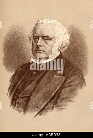 John Bright, 1811 - 1889. Britische Staatsmann und Redner. Stockfoto