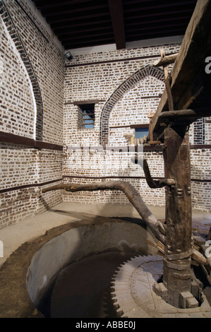 Mühle in Abu Shahin, Ramadan-Haus, Rosetta, Ägypten Stockfoto