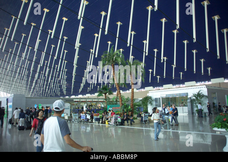 Shanghai Pudong International Flughafen terminal Stockfoto