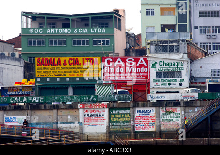 Kleine und mittlere Unternehmen Industriezone Manaus Brasilien Stockfoto