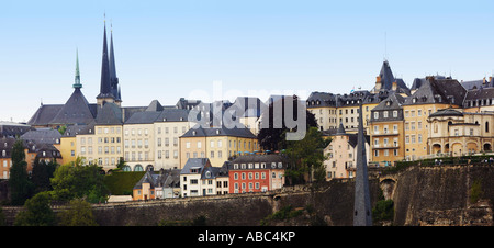 Luxemburg, Luxemburg, Europa mit der Kathedrale Notre Dame auf die skyline Stockfoto