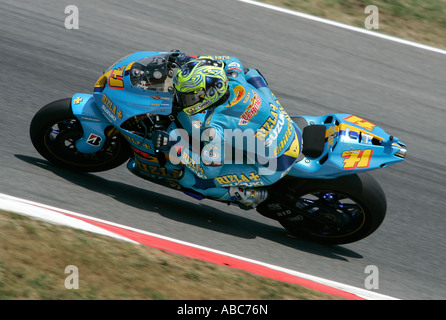 Australier Chris Vermuelen für das Rizla Suzuki Team in der 2007 Katalonien Moto GP, Barcelona, Barcelona, Spanien Stockfoto