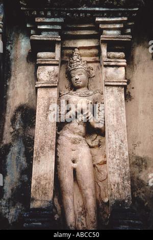 Antike Architektur Trivamka Tempel Polonnaruva NordSri Lanka Stockfoto