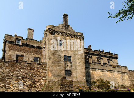 Der Palast von Stirling Castle von Königin Anne Gärten gesehen. Stirling, Schottland Stockfoto