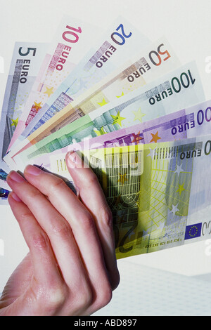 Euro-Banknoten Stockfoto