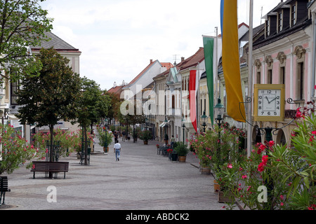 Österreich - Burgenland - Eisenstadt - Fußgängerzone Stockfoto