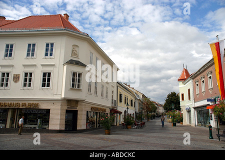 Österreich - Burgenland - Eisenstadt - Fußgängerzone Stockfoto