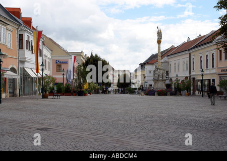 Österreich - Burgenland - Eisenstadt - Fußgängerzone Stockfoto