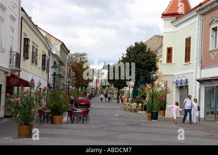 Österreich - Burgenland - Eisenstadt - Fußgängerzone Stockfoto