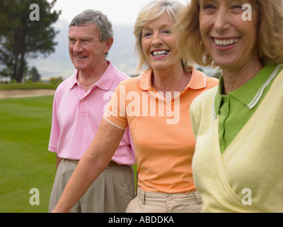 Glücklich Golfer Stockfoto