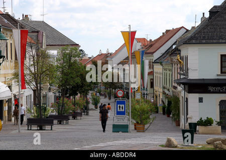 Österreich - Burgenland - Eisenstadt - Fußgängerzone Stockfoto