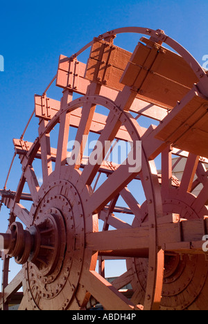 Nahaufnahme der Schaufelrad-Boot-klingen Stockfoto