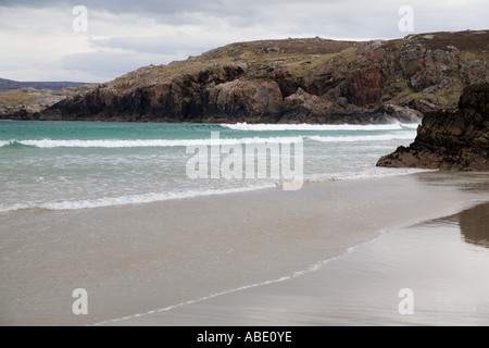 GB Schottland Sango Bay in der Nähe von Durness im Hochland Stockfoto