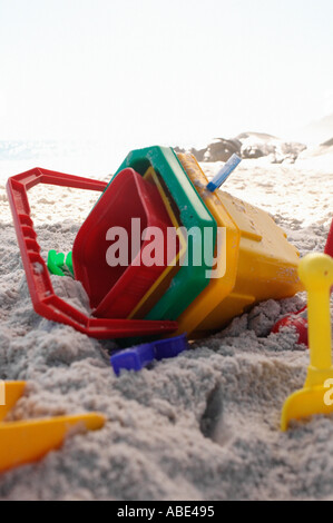 Spielzeug für den Strand Stockfoto