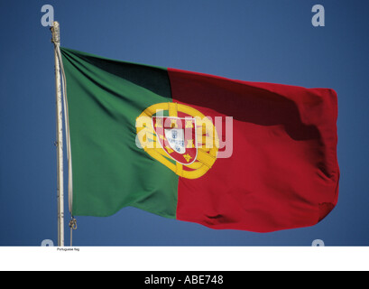 Portugiesische Flagge Stockfoto