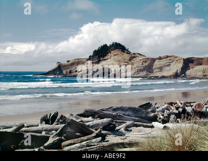 Cape Kiwanda in der Nähe von Pacific City an der Küste Oregons Stockfoto