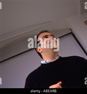 Stelios Haji-Ioannou Gründer und CEO von EasyJet EasyJet Hauptquartier in London, Januar 2004 Stockfoto