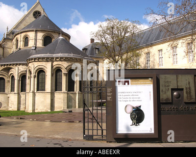 Die Kapelle von Saint-Martin-des-Champs, Musée des Arts et Métiers in Paris Frankreich Stockfoto