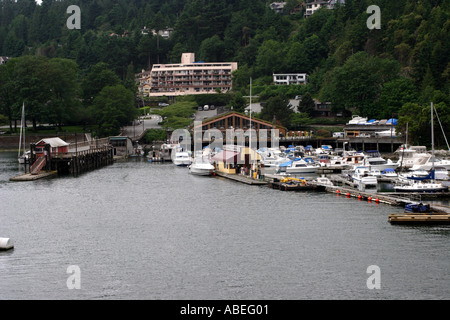 Fährhafen in Horsheshoe Bay in British Columbia Kanada Stockfoto