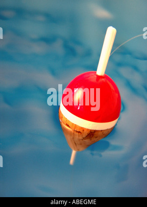 Rote Boje im Wasser Stockfoto