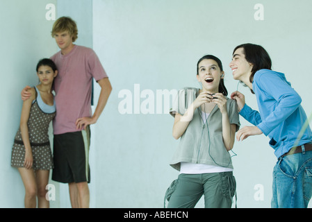 Gruppe junger Freunde Stockfoto