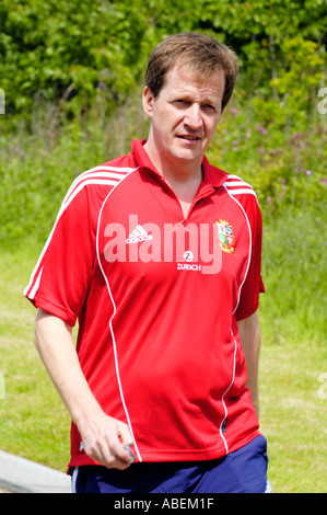 Alistair Cambell abgebildet und Medienberater mit der British and Irish Lions Rugby Tour nach Neuseeland 2005 Stockfoto