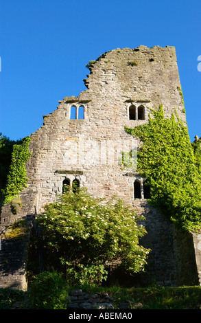 Jacobean Heu verfügt das Schloss über ein Antiquariat bei Hay on Wye Powys Wales UK, in frühen Abendlicht, im Besitz von Richard Booth Stockfoto