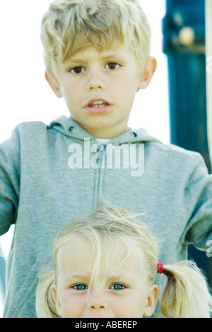 Zwei Kinder Stockfoto