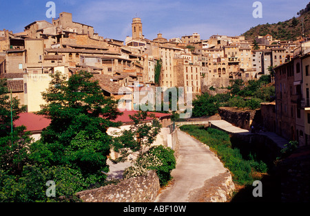 La Vilella Baixa. Priorat Region. Provinz Tarragona. Katalonien. Spanien Stockfoto