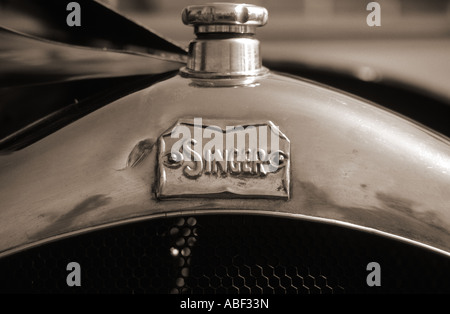 Sängerin 10HP von 1920. Auto Hersteller 1905 bis 1970 Sänger Auto Auto Abzeichen Marke britischen Maker Motiv Englisch Stockfoto