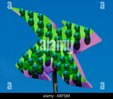 BUCHSTABEN X NEON ABBILDUNG ALPHABET Stockfoto