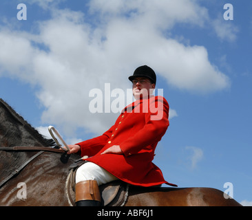 Mitglied der nationalen Jagd Taunton Vale. Stockfoto