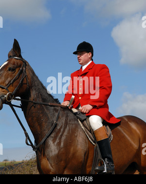 Mitglied der nationalen Jagd Taunton Vale. Stockfoto