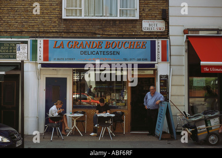 Französische Delikatessen im Bute Street South Kensington London SW7 England Großbritannien uk United kingdom Stockfoto