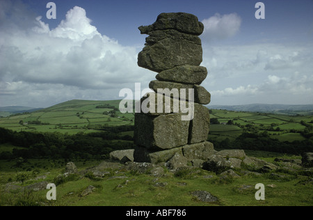 Bowermans Nase Dartmoor Devon England HOMER SYKES Stockfoto