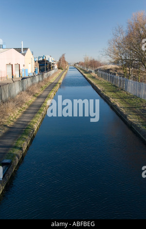 Ansichten über Kanäle in den Westmidlands in der Nähe von Dudley port Kanäle waren das Rückgrat der Transport des Vereinigten Königreichs vor dem Bahnübergang haben sie n Stockfoto