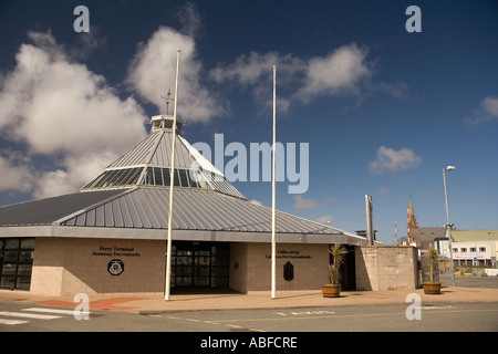 UK Schottland Western Isles Outer Hebrides Lewis Stornoway Ferry terminal-Gebäude Stockfoto