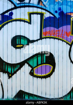 GRAFFITI-ALPHABET BUCHSTABEN S Stockfoto