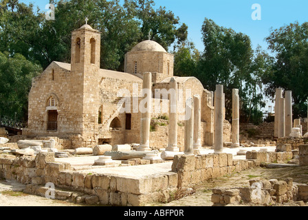 Sankt Paulus Paphos Kirche Stadt Panayia Chrysopolitissa Khysopoliissa Agia Kyriaki Christian Catholic orthodoxe Religion Pafos G Stockfoto