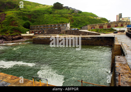 Fort Bovisand Hafen Plymouth Devon England Stockfoto