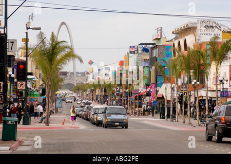Straßen von Tijuana, Mexiko Stockfoto