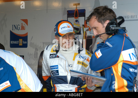 Heikki Kovalainen (FIN) während der Formel 1 Tests 2007 Stockfoto