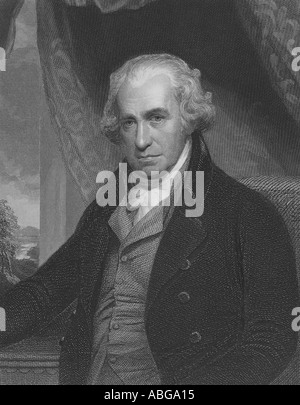 James Watt schottischer Erfinder und Maschinenbauingenieur 1736-1819 Stockfoto