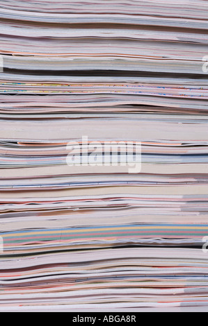 Zeitschriften, Papier Stockfoto