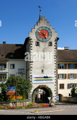 Stadttor von Stein bin Rhein - Schweiz, Europa Stockfoto