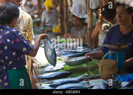 Markt auf der Insel Negros, Philippinen Stockfoto